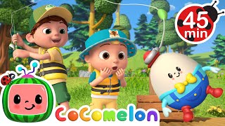 Humpty Dumpty Family Camping Nature Song  MORE CoComelon Nursery Rhymes amp Songs [upl. by Tedie]