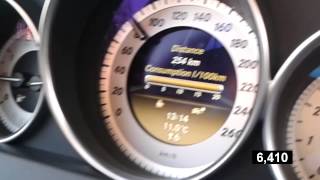 Mercedes Benz C180 acceleration 0100kmh przyspieszenie115KW [upl. by Norvin]