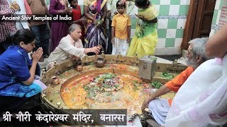 SHIVTemples  श्री गौरी केदारेश्वर महादेव मंदिर  काशी [upl. by Nelyak]