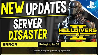 NEW Helldivers 2 Updates Server DISASTER MASSIVE New Player Count Peak  More Helldivers 2 News [upl. by Boru202]