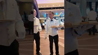 Classic Afternoon Tea Procession  Cunard QM2 shorts short food qm2 cruise [upl. by Trevah563]