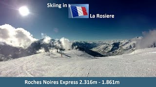 Skiing in France La Rosiere [upl. by Kaltman996]