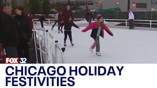 Chicagos Christmas traditions Christkindlemarket ice skating Zoolights [upl. by Assiram908]