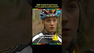 Pauline FerrandPrévot 17 ans grand espoir du cyclisme féminin 🥇 Paris2024 INA shorts [upl. by Orling]