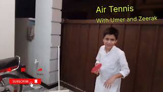 We played air Tennis [upl. by Litt]