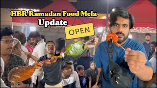 HBR Ramadan mela Update  Bangalore Street food  Finally open  Crazy energy  Muslim food [upl. by Ispep]