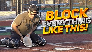 4 BLOCKING DRILLS that will teach any catcher How To Block THE RIGHT WAY [upl. by Anemolihp]