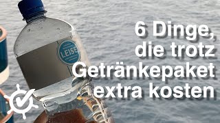 6 Dinge die trotz AIDAGetränkepaket extra kosten [upl. by Phylis]