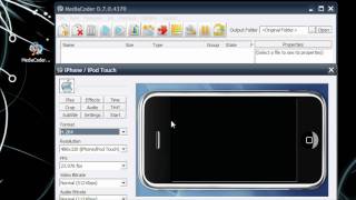 Free Video Converter MediaCoder Works For Computer PSP IPod IPhone And More [upl. by Ainahpets]