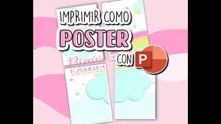 DIVIDIR IMAGEN PARA IMPRIMIR POSTER CON POWERPOINT [upl. by Iran]