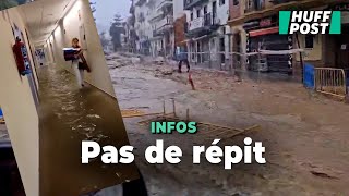 L’Espagne à nouveau sous l’eau deux semaines après des inondations dévastatrices [upl. by Shetrit]