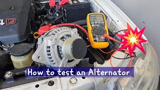 How to test an Alternator [upl. by Vel]