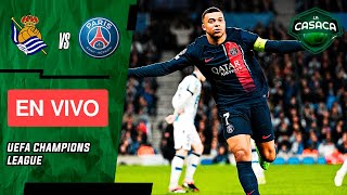 🚨 REAL SOCIEDAD vs PSG EN VIVO 🔥 CHAMPIONS LEAGUE  OCTAVOS DE FINAL VUELTA  MBAPPE TITULAR [upl. by Sung91]