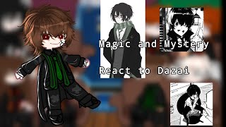 ☆∆ Past Magic and mystery react to Dazai Osamu ☆ ∆ part 1 ☆ ∆ bsd x Harry Potter ☆ ∆ [upl. by Hound]