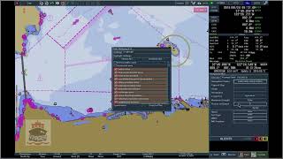 ECDIS Training and Familiarization Tokyo Keiki EC81008600  145 INPUT FIELD [upl. by Auqenehs]