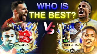 End of the DEBATE🇦🇷 🇧🇷 UTOTY Otamendi VS Eder Militao  In Depth Review  FIFA mobile 22 Best CB [upl. by Rehc]