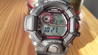 Rangeman GW9400 how to check Baro Alarm in you triple sensor Gshock [upl. by Anilad110]