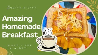 QUICK amp EASY BREAKFAST breakfast breakfastideas simplerecipe diy satisfying shorts [upl. by Furlani]