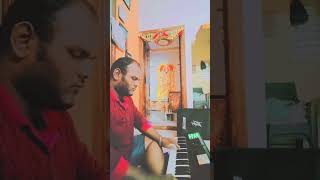 girish sulibele playing in keyboard music shrta song love singer shrth [upl. by Bakki12]