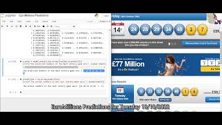 EuroMillions Predictions for Tuesday 18102022 [upl. by Llerryt591]