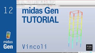 Midas Tutorial 12 ITA  Vincoli Boundaries [upl. by Fayette]