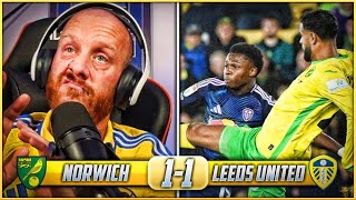 Leeds United DRAMA Unfolds at Carrow Road [upl. by Ahsercel770]