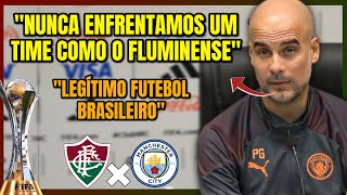 QUE MORAL GUARDIOLA ANALISANDO E ELOGIANDO O ESTILO DE JOGO DO FLUMINENSE [upl. by Ysset]