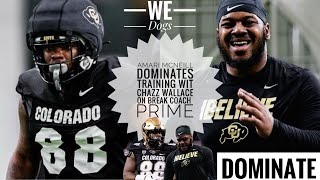 Amari McNeill DOMINATES Training With Chazz Wallace On Break From Coach Prime “FOCUSED” [upl. by Cly]