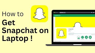 How To Get Snapchat On Computer [upl. by Gomer187]