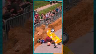 Instant soapbox crash 💥 redbullsoapboxrace [upl. by Solohcin]