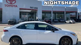 2024 TOYOTA COROLLA SE NIGHTSHADE EDITION  Whats new See description Inside and Outside [upl. by Nosnarb561]