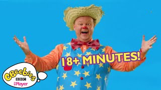 Mr Tumbles Nursery Rhymes 🎶😃 Compilation for Children  CBeebies [upl. by Dlonyer]