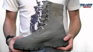 Belleville MAINTAINER™ 680 ST Waterproof Air Force Boots Steel Toe  Sage Green [upl. by Akinor]