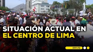 Situación actual de las manifestaciones en los exteriores del Congreso ENCENDIDOSRPP  DESPACHO [upl. by Thoer34]