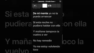 Laberinto  El Indio Enamorado Karaoke Desvocalizado [upl. by Fillian]