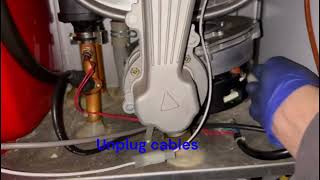 Fault E160 on Potterton  Baxi  Main boiler  How to replace Fan Assembly step by step [upl. by Lletnuahs]