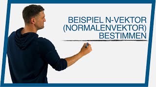 Beispiel nVektor Normalenvektor bestimmen  Mathe by Daniel Jung [upl. by Beeck]