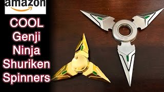 Best Genji Star amp Ninja Shuriken Fidget spinner review on amazon  Giveaway 44 [upl. by Brey]