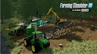 The Best Logging Map In Farming Simulator 22 I Have Ever Seen  Fjorddal  FS22  Forestry [upl. by Bremen]