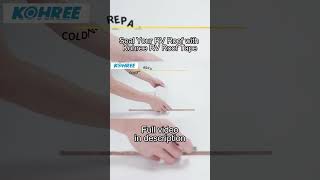 How to Seal Your RV Roof with Kohree RV Roof Tape kohree rvtape rooftape tape rvrepairs [upl. by Nozicka779]