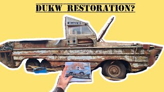 Would you BUY a Rusty WW2 Amphibious Military Vehicle DUKW [upl. by Nyluqcaj]