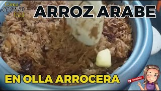 ARROZ ARABE EN OLLA ARROCERA  RECETA NAVIDEÑA [upl. by Tdnaltroc804]