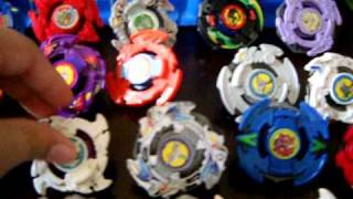 My Beyblade Collection For my 50 Subscribers [upl. by Fernald]