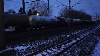 Durchfahrende Züge im Bahnhof Schwarzenbek [upl. by Aibsel]