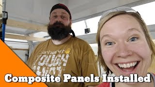 More Composite Honeycomb Panels Installed  How to build an Overlander [upl. by Kass601]