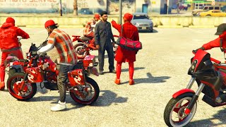 GTA 5 ONLINE BLOODS VS CRIPS THE SPY [upl. by Nica722]