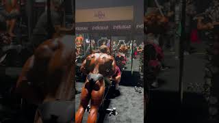 Classic Physique bodybuilders pumping up at the Olympia [upl. by Gun]