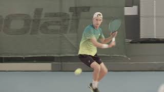 Lukas Slivar college tennis recruitment video 2024 Original [upl. by Leesen]