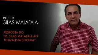 Resposta do Pr Silas ao Jornalista Boechat  Ouça o Áudio em que o Jornalista Xinga o Pastor [upl. by Litha]