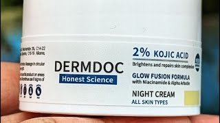 Dermdoc 2 kojic acid cream review ♥️😍 purple kojicacid dermdoc [upl. by Lustig]